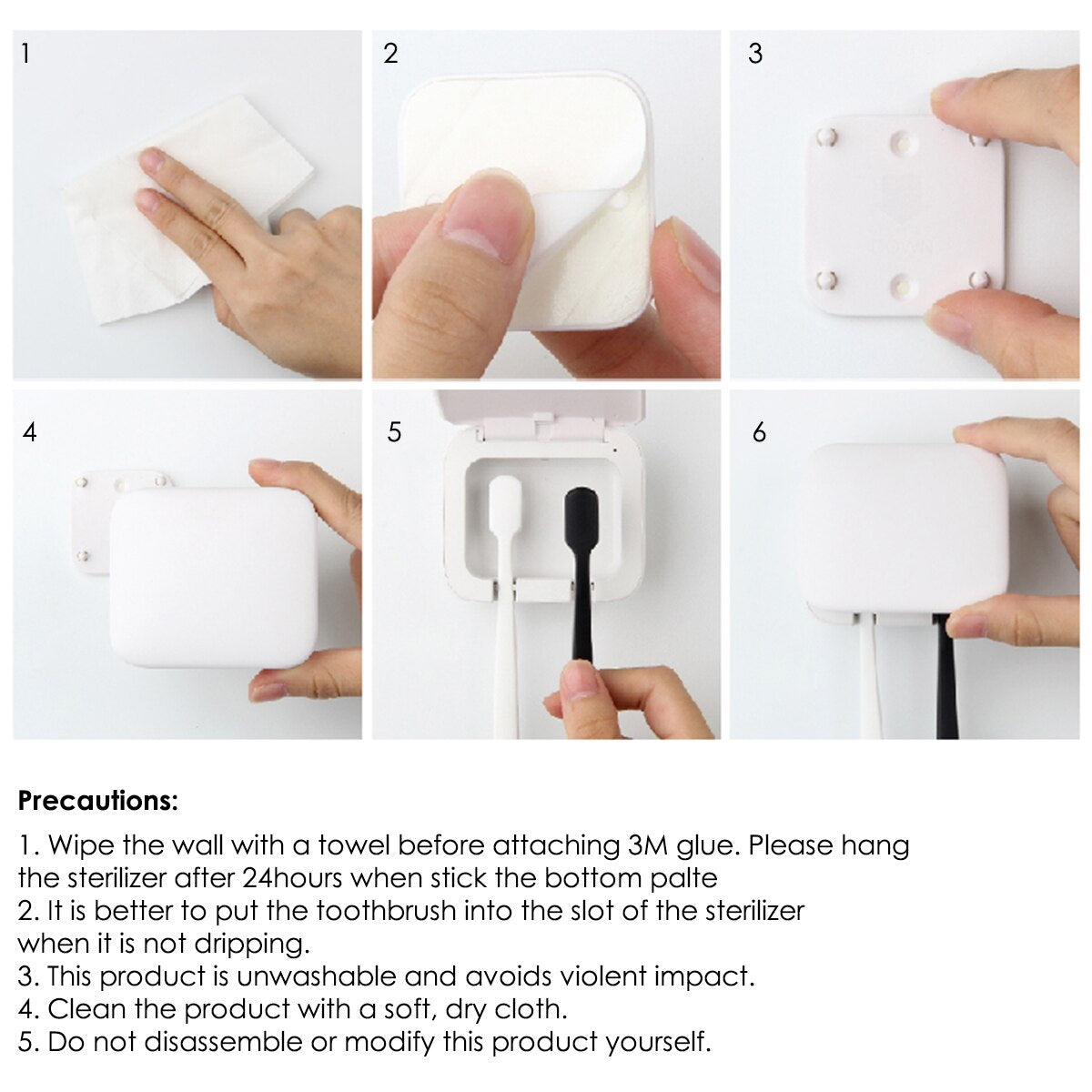 OralPure™ UV Toothbrush Sanitizer