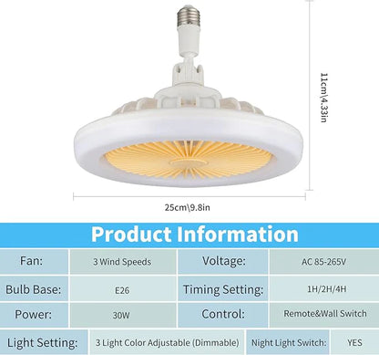 AeroGlow™ LED Fan Light